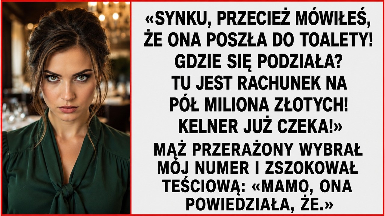 „Mamo, to przecież drogo!” – powiedział mój mąż cicho, ale teściowa nawet nie odwróciła głowy. „Jesteś mężczyzną czy kim?” – huknęła, a potem spojrzała na mnie. „Chyba nie masz nic przeciwko temu,...