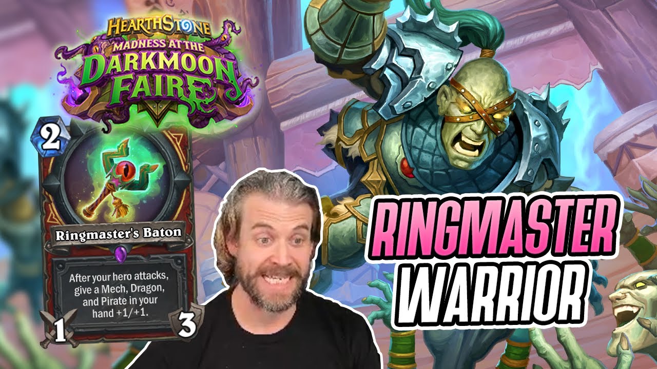 (Hearthstone) Ringmaster Warrior - Madness at the Darkmoon Faire - YouTube
