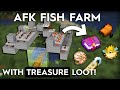 Minecraft AFK Fish Farm for 1.16+ with Treasure Loot