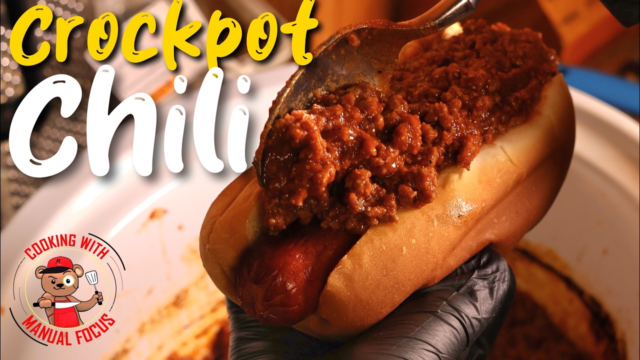 The Best Crockpot Hot Dog Chili Recipe - YouTube