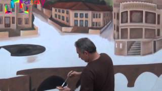 Duvara Resim Çizen Usta Osman Nar