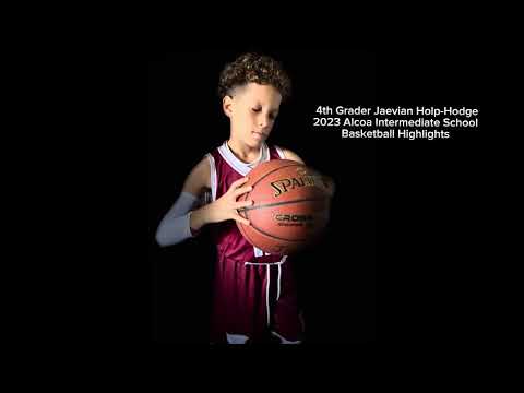 4th Grader Jaevian Holp-Hodge 2023 Alcoa Intermediate School Basketball highlights