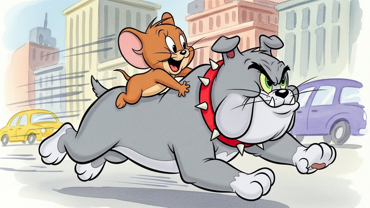 Lost in the Big City 🏙️ | Classic Tom & Jerry Style Animation | Full Episode