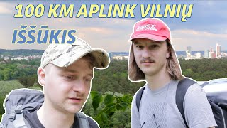 ŽYGIAVOME 100 KM TAKU APLINK VILNIŲ