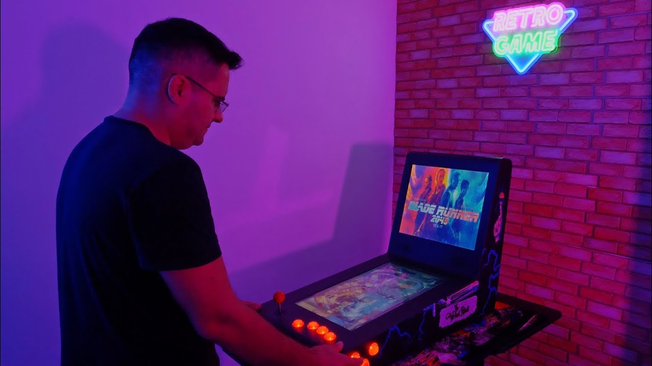 Pinball Virtual moderno diseñado integramente en acero curvado Ryzen 5 | 16GB RAM | RX580 8GB