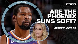 Are the Phoenix Suns SOFT? 😳 'Get up and HIT SOMEBODY' 🤣 - Becky Hammon | NBA Today screenshot 1