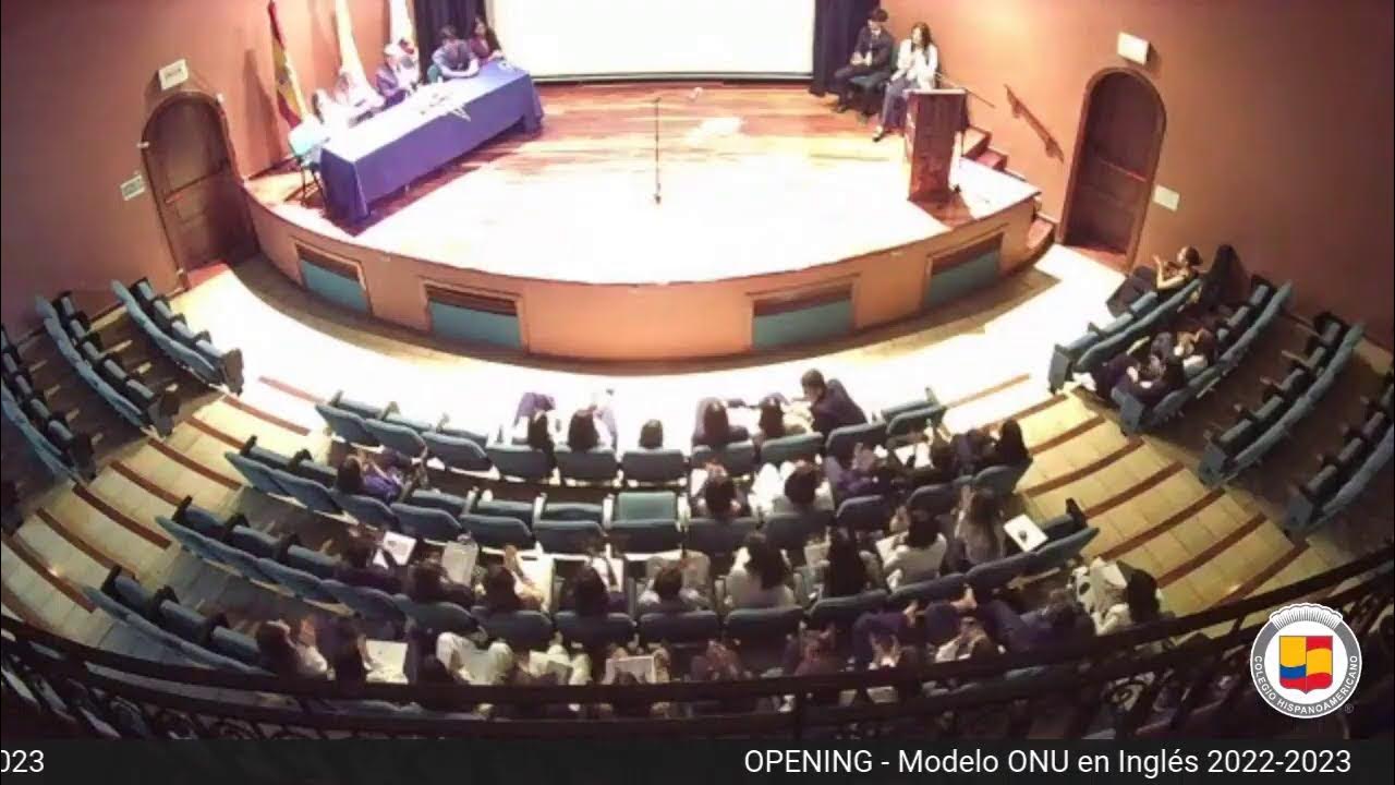 OPENING - Modelo ONU en Inglés 2022-2023 