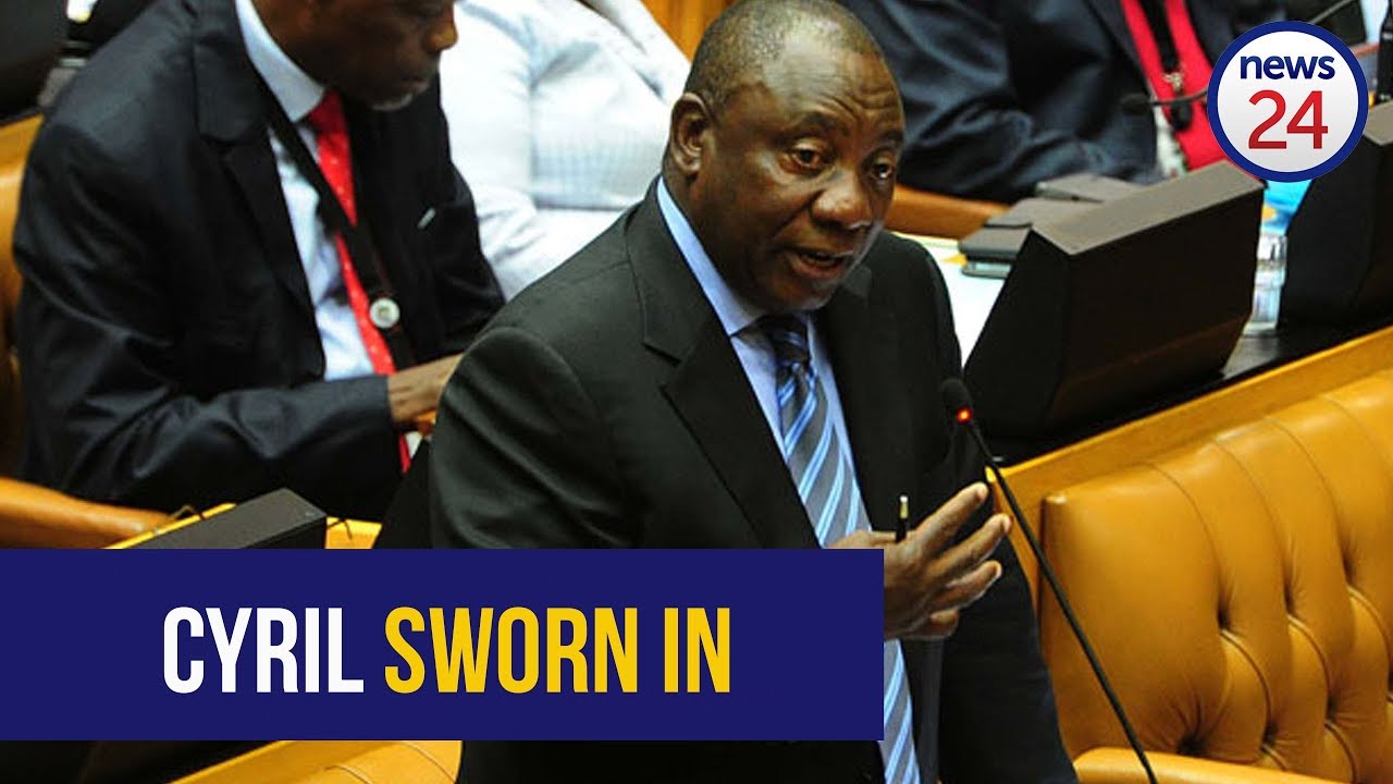 WATCH LIVE: Cyril Ramaphosa Sworn in as President