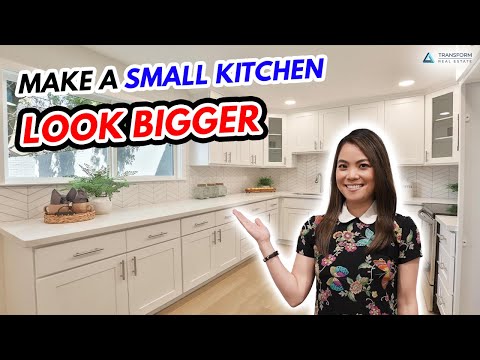 How to Make a Small Kitchen Look Bigger - Small Kitchen Design Hacks, Small Kitchen Remodel