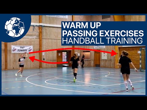 Passing Exercises with 2 Balls in Handball - Warm Up Training - WANG Pejovic | Handball inspires