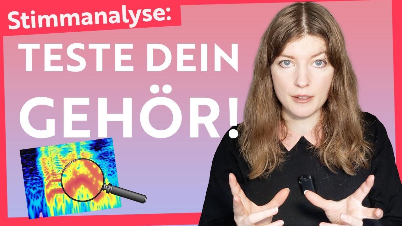 Stimmanalyse Nr.4 - Braucht sie überhaupt noch Stimmtraining?