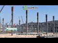  We undertake large-scale steel structure projects. 