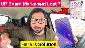 Get Lost UP Board Marksheet 2025 ✅/ जानिए खुद UP Board  के Officer से |