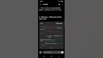 #coding #Java #javatutorial #loop #forloop #while #dowhileloop #programminglanguage #chatgpt #ai