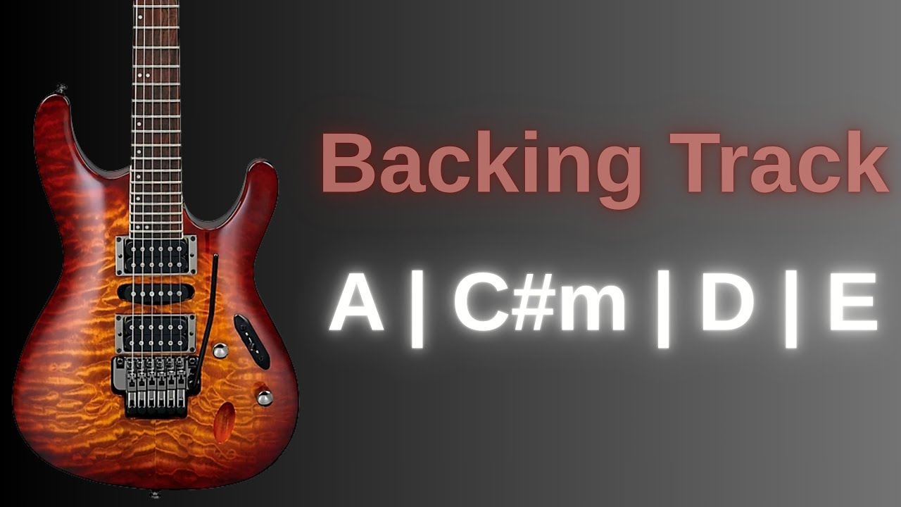 A Major Guitar Backing Track