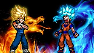 Vegito Remake(AF) VS Goku SSB V2 in Jump Force Mugen