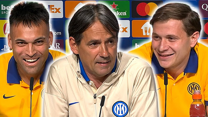 Simone Inzaghi, Lautaro Martínez, Nicolò Barella | PSG v Inter Milan | Champions League Final 🏆