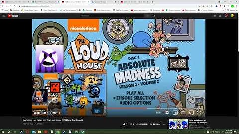 Everything Has Fallen Into The Loud House DVD Menu Add Round 9