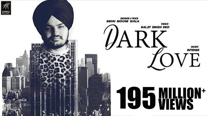 Dark Love (Full Video) | Sidhu Moosewala | Intense | Baljit Singh Deo | Punjabi Songs 2018