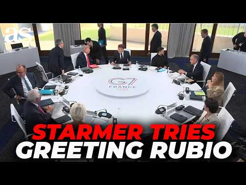 Starmer LEFT STANDING as Marco Rubio HEADS TO Trump in UNUSUAL G7 moment