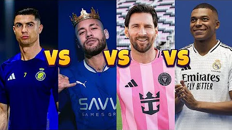 Comparison:Ronaldo vs Messi vs Neymar vs Mbappe vs Haaland vs Yamal