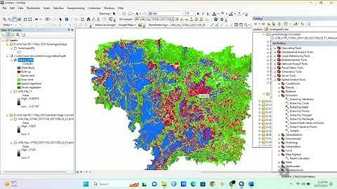 NDVI - Normalized Difference Vegetation Index, calculate NDVI using ArcGIS
