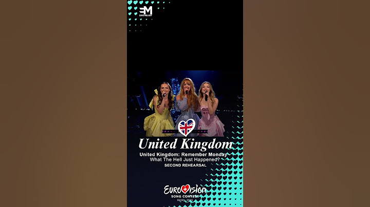 Second Rehearsal: 🇬🇧United Kingdom - Remember Monday – What The Hell Just Happened?#eurovision2025