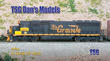 N Scale DCC Locomotive Atlas SD50 With Ditch Lights Dan