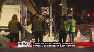 East Hartford water main break