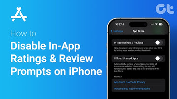 How To Disable In App Ratings and Review Prompts on iPhone | STOP Annoying Pop-Ups | Guiding Tech