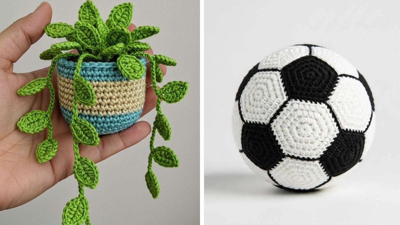 Simple Crochet Projects to Finish in one Day - YouTube