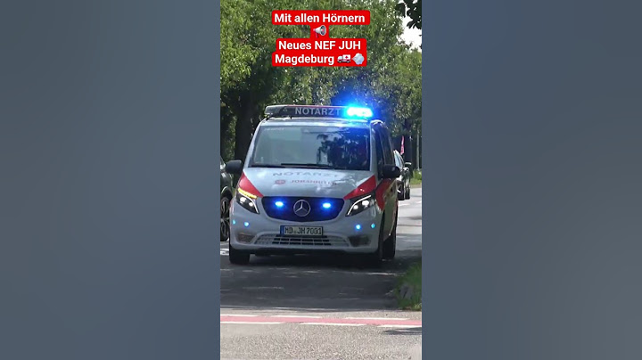 [Mit allen Hörnern zum Einsatz...📢] Neues NEF 70/82-01JUH Magdeburg auf Einsatzfahrt 🚑💨 #Notarzt