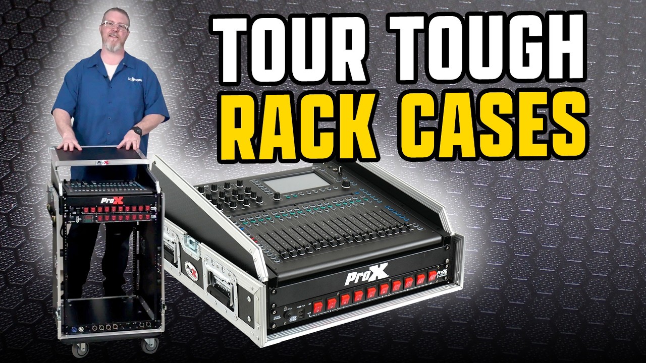 【激レア】サークルT STUDIO DESIGN TOUR PROTOTYPE Tour Tough Rack Cases | ProX 13ULT Series | I DJ NOW - YouTube