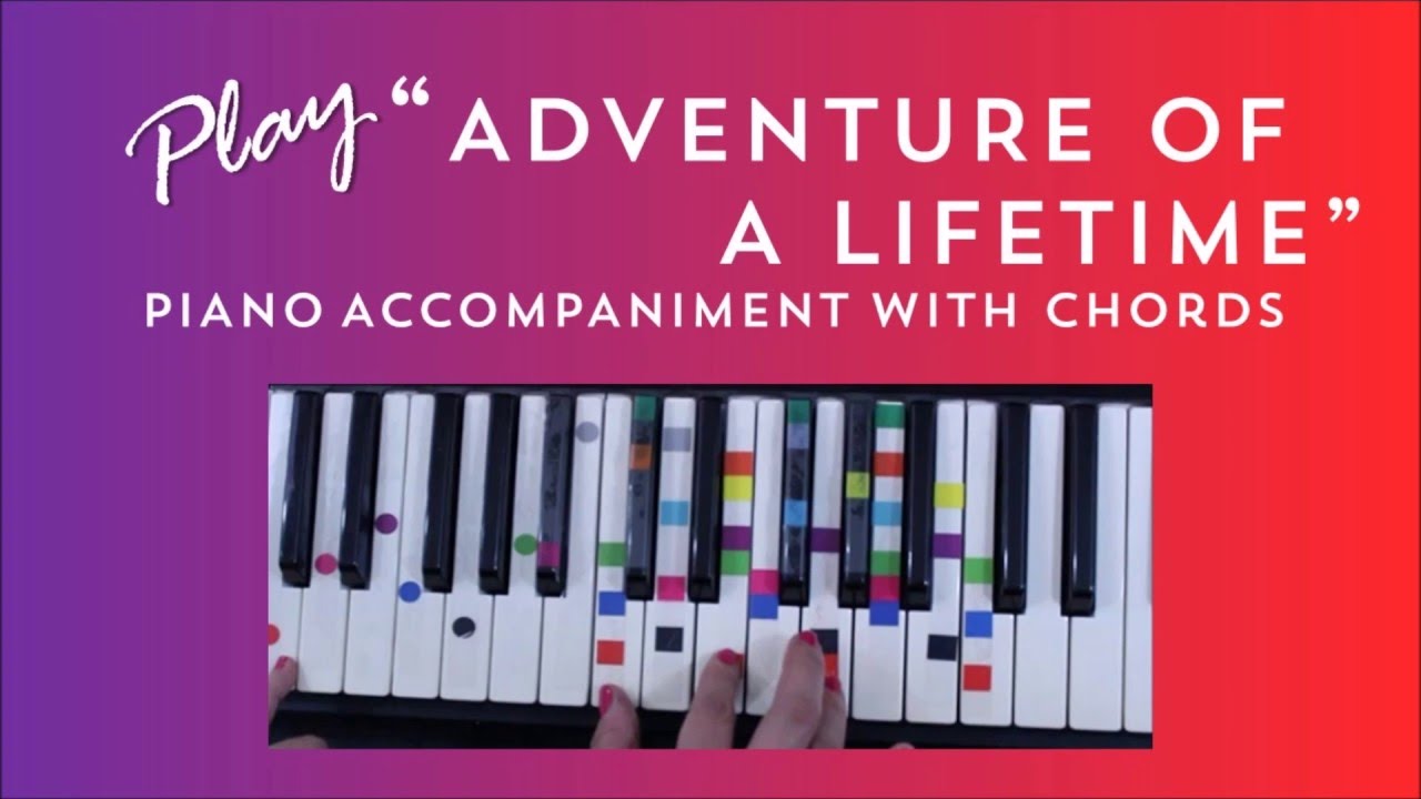 How to Play Sing Adventure of a Lifetime Coldplay Easy Piano Chord