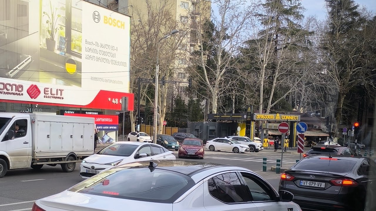 Тбилиси еду на работу в прямом эфире!