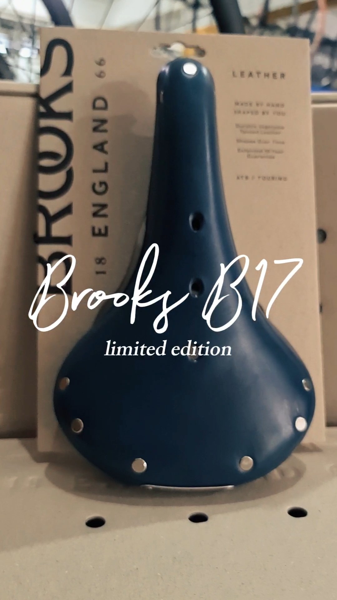 BROOKS B17 限定カラー TEAL BROOKS B17 STANDARD TEAL