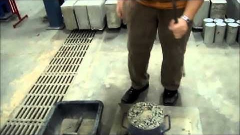 Compacted bulk density of aggregate Demo UTS