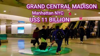 Walking GRAND CENTRAL MADISON in Manhattan NYC