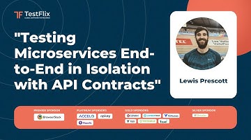 Testing Microservices End-to-End in Isolation with API Contracts | Lewis Prescott | TestFlix 2022