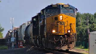 CSX M511 passes Anna at MP 105 with cool K5HL!
