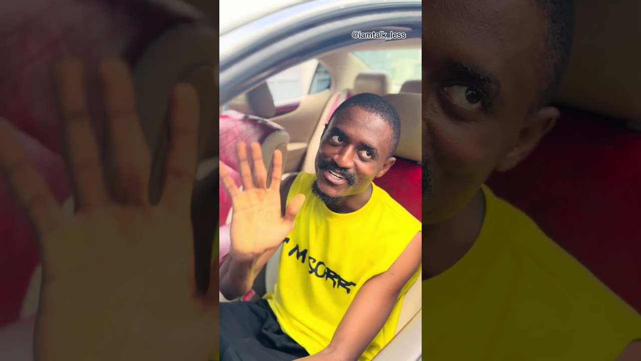 Talkless the cab driver😂 #ajeh #comedy #funny #talkless