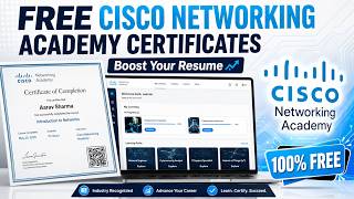 Free courses and certificates 🚀 by Cisco Networking academy 👍👍