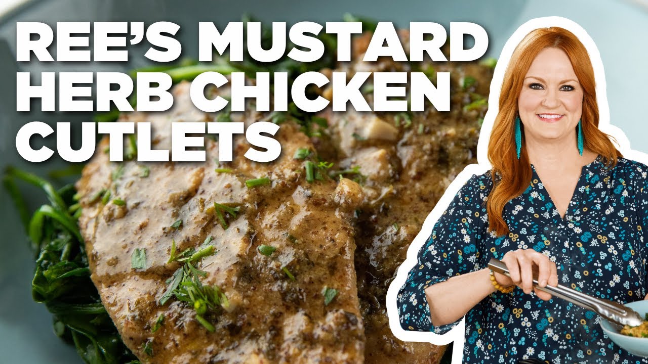 Ree Drummond's Mustard Herb Chicken Cutlets The Pioneer Woman Food Network YouTube
