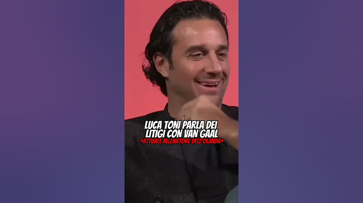 LUCA TONI RACCONTA LA LITIGATA CON VAN GAAL #ilpengwin