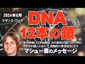 【マシュー君】愛の力は、あなたの世界全体に広がっています。大切なのは感謝の気持ち、自信を持つ、楽観的で恐れを知らない存在!12本のDNA鎖全てが活性化された後には、老化が起こらなくなります。