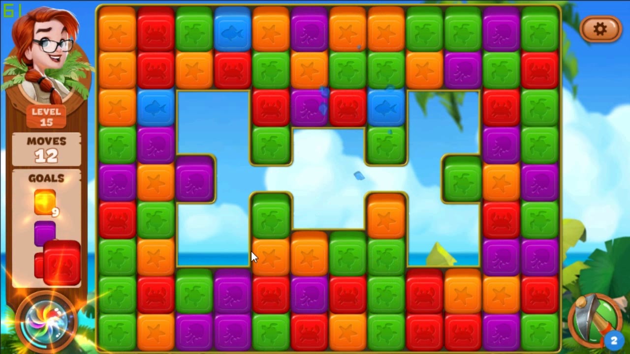 Lost Island Blast Adventure level 15
