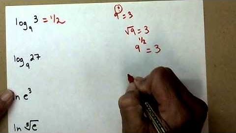 Simplifying Logarithms