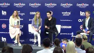 ESCKAZ in Lisbon: Press conference from MELOVIN (Ukraine)