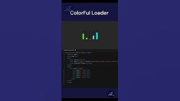 Colorful Loader Using | HTML  CSS  #html  #css  #shorts