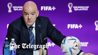 video: Fifa boss provokes outrage as he slams West and claims to feel ‘gay’ and ‘disabled’ in defence of Qatar